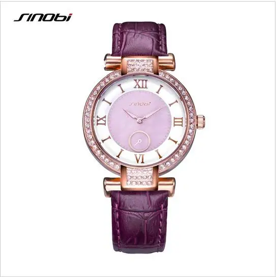 Модные женские часы SINOBI ведущей марки со стразами | Наручные