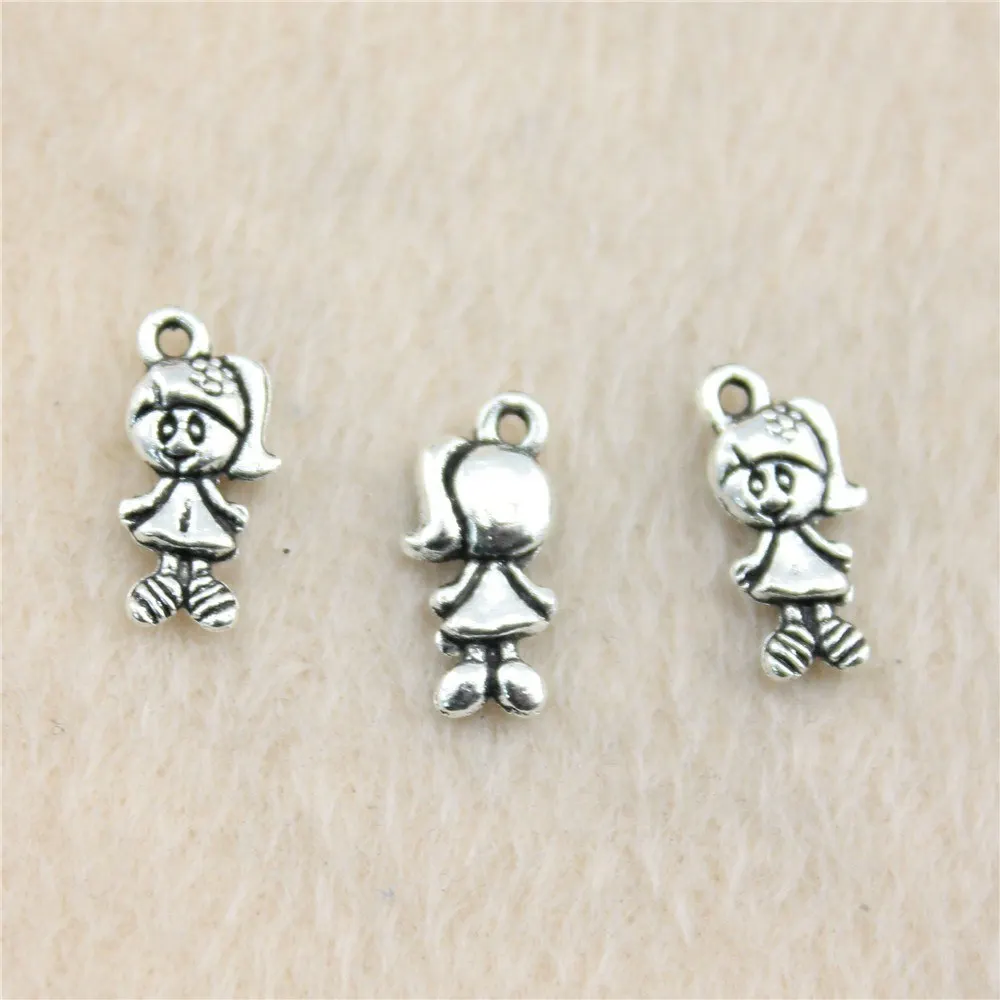 20 шт. Очаровательные Подвески для маленькой девочки аксессуары браслетов и