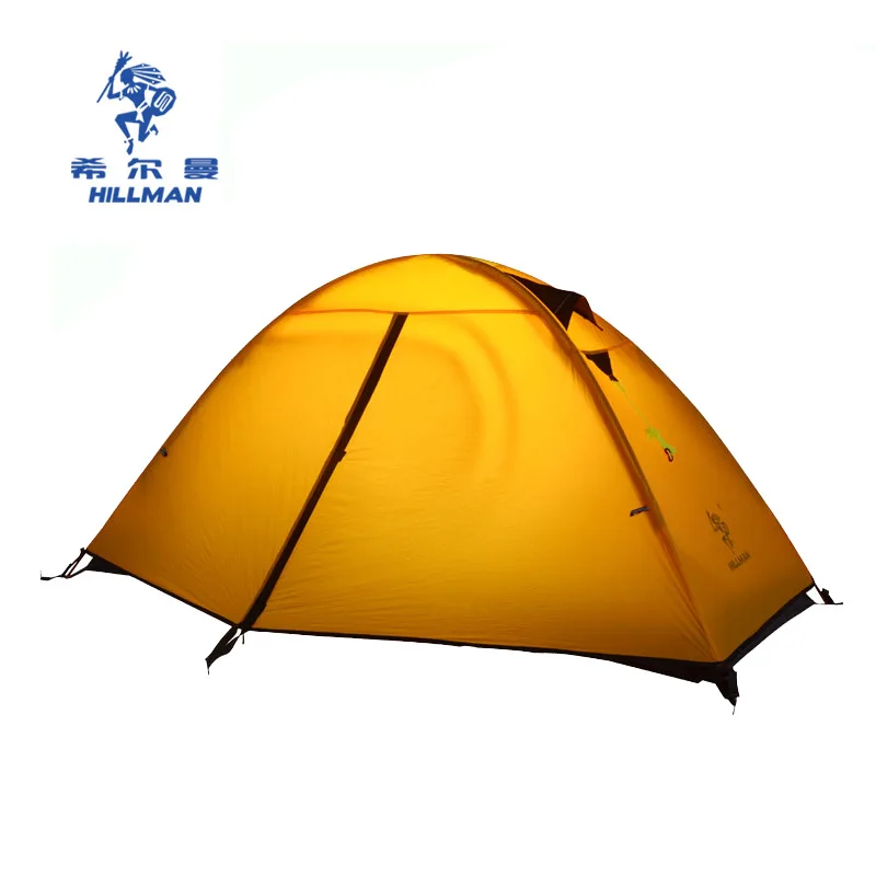 Online Hillman Super Licht Aluminium Pole Double Schicht Im Freien Berg Camping Zelt Einzigen Person Anti-sturm Hohe Qualität Zelt