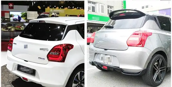 Новое поступление ABS краска заднее крыло багажника спойлер для 18 19 Suzuki Swift по EMS