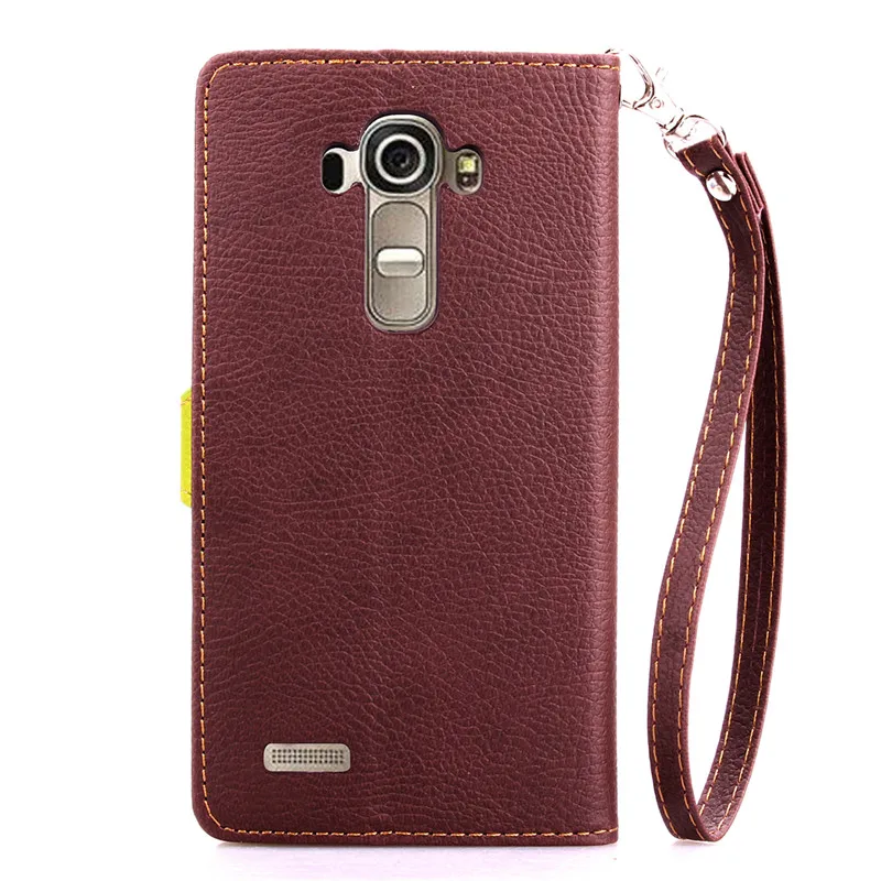 Lgg4 Флип Бумажник чехол для LG G4 H815 H818 g 4 роскошные кожаные силиконовые
