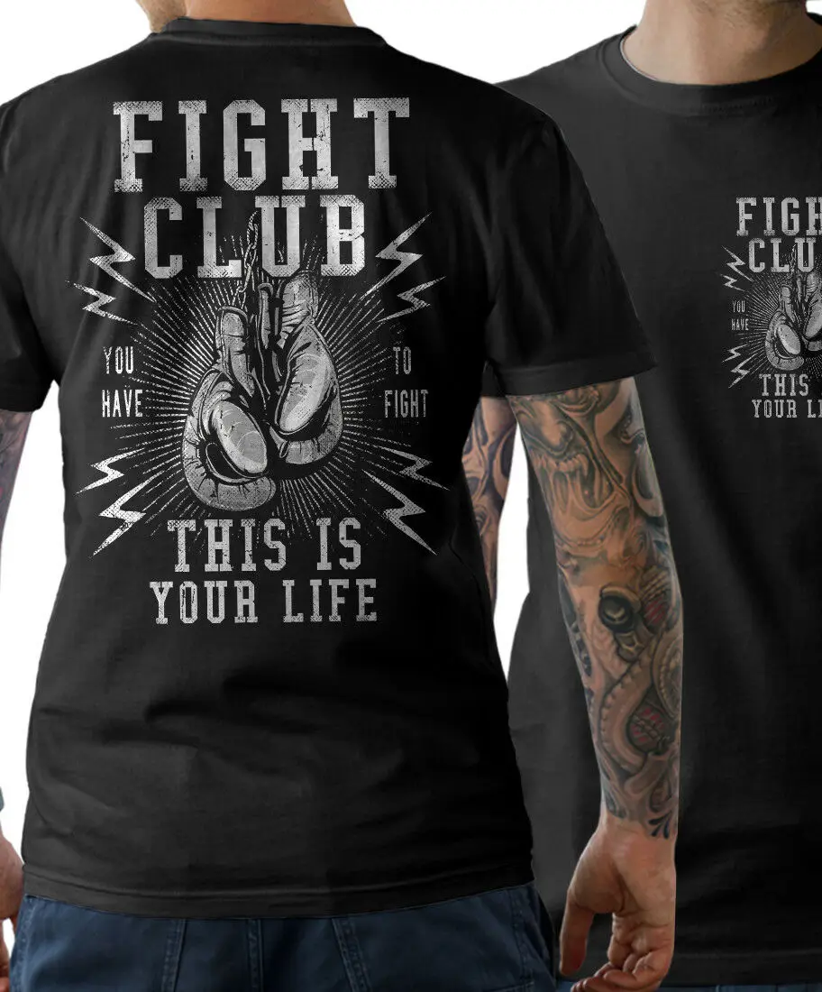 Футболка Fight Club Mma боксерская летняя футболка с круглым вырезом и коротким