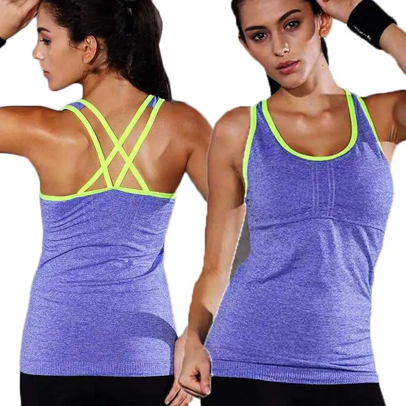 Сексуальная профессиональная компрессионная майка для фитнеса и тренировок