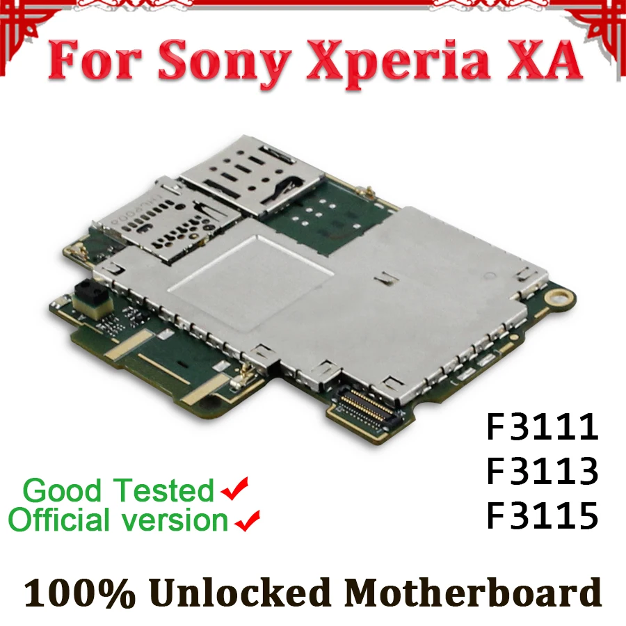 TDHHX разборка разблокированная для Sony Xperia XA F3111, F3113, F3115 материнская плата с системой Android