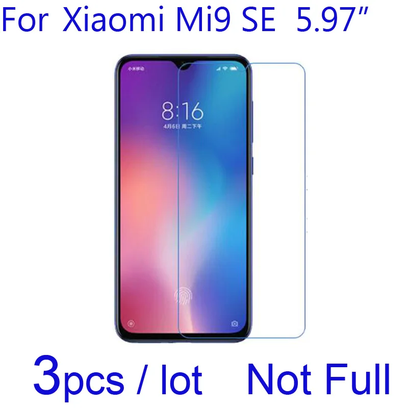 3 шт. защитные пленки для экрана телефона Xiaomi Mi 9 Mi9 SE Mi9SE|Защитные стёкла и плёнки