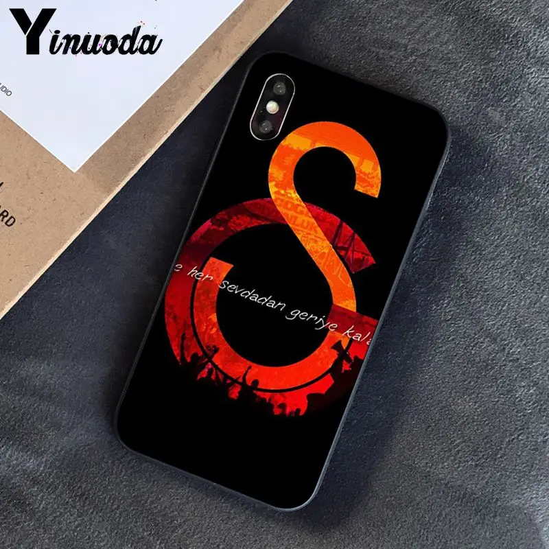 Yinuoda Турция Galatasaray Coque Shell чехол для телефона для iPhone 8 7 6 6S 6Plus X XS MAX 5 5S SE XR 10 Чехол