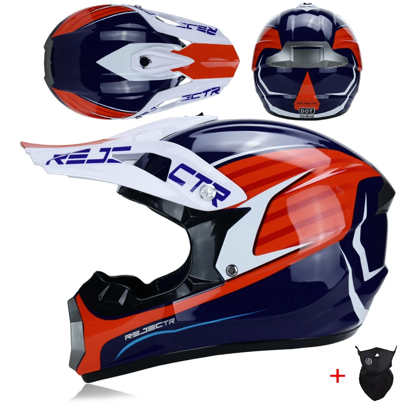 Внедорожный горный Полнолицевой мотоциклетный шлем классический велосипедный