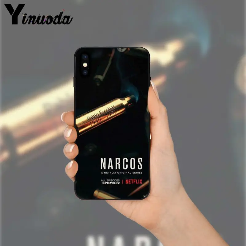 Yinuoda Wagner Moura Narcos pablo escobar черный ТПУ Мягкий силиконовый чехол для телефона чехол для iPhone 8 7 6 6S Plus X XS MAX 5 5S SE XR