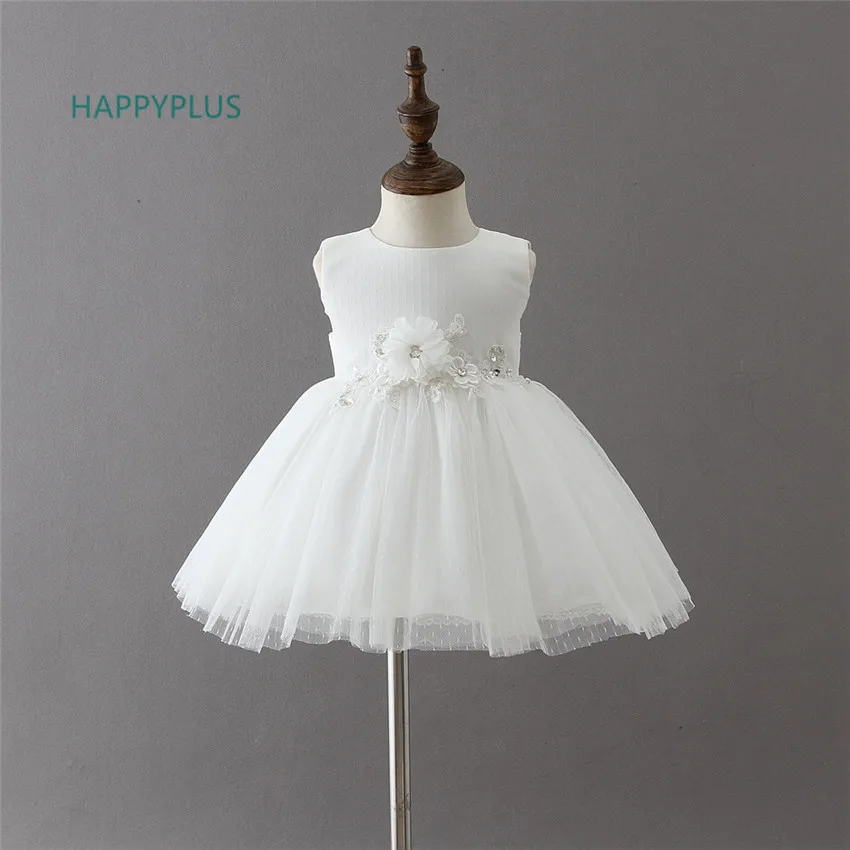 HAPPYPLUS/платья принцессы с цветочным рисунком для маленьких девочек элегантное