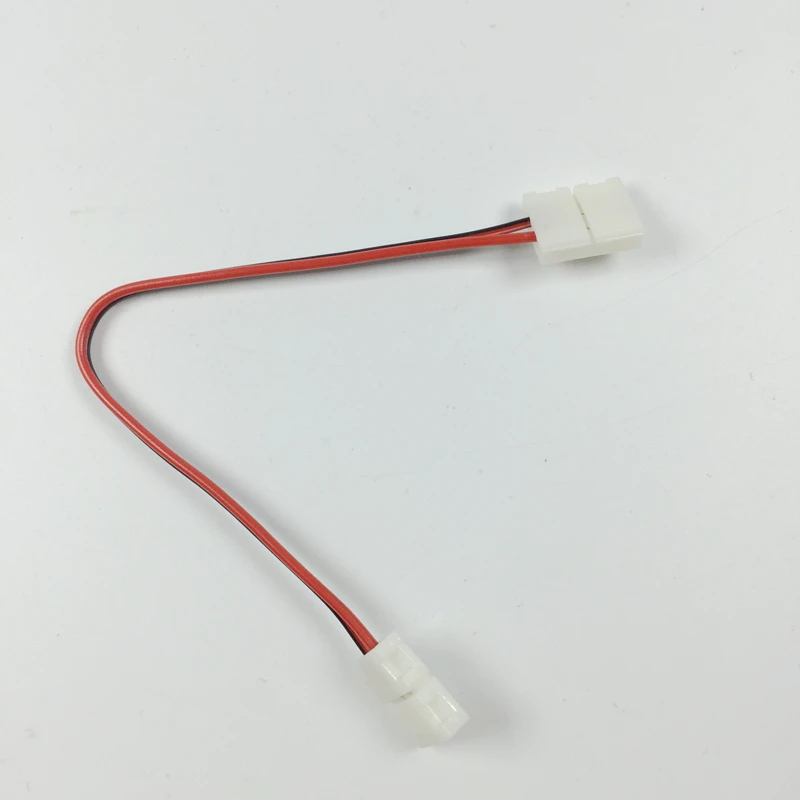 8mm 2 pin led strip connector 3528 extension cable wire accessories both end with 10pcs/lot | Обустройство дома