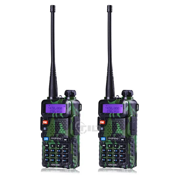 2 Шт. BaoFeng УФ-5R Рация VHF/UHF136-174Mhz& 400-520 МГц Dual Band Baofeng уф-5r Портативный Портативной рации uv5r радиостанция рации для охоты baofen - Цвет: Camouflage