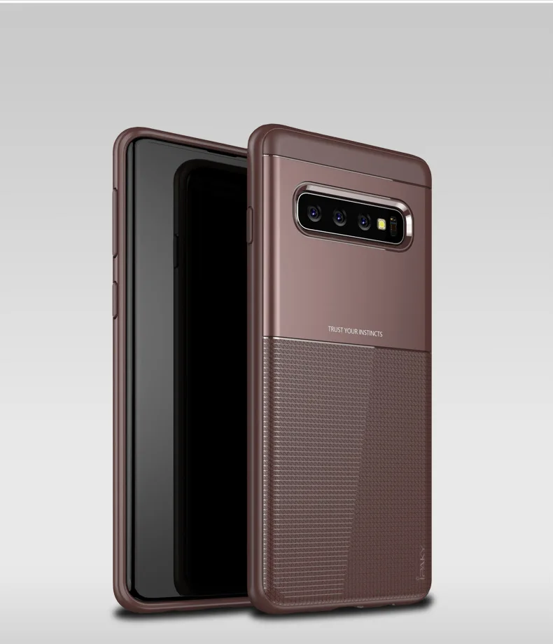 Для samsung S 10 Чехол IPAKY S10e крышка PC Гибридный Силиконовый защитный армированный Мягкий противоударный чехол для Apple, samsung Galaxy S10 Plus E чехлы
