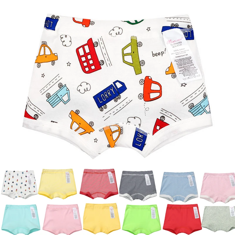 

Children's Cotton Shorts Baby Underwear Cotton 1-4 Years Old Children's Underwear Shorts Boxer Baby Cotton Underwear Boys Solid