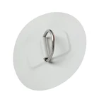 Накладка с D-образным кольцом, с основанием, 3 слоя, для крепления на доске sup, надувная лодка, байдарка из нержавеющей стали, для подключения аксессуаров, веревка для сиденья