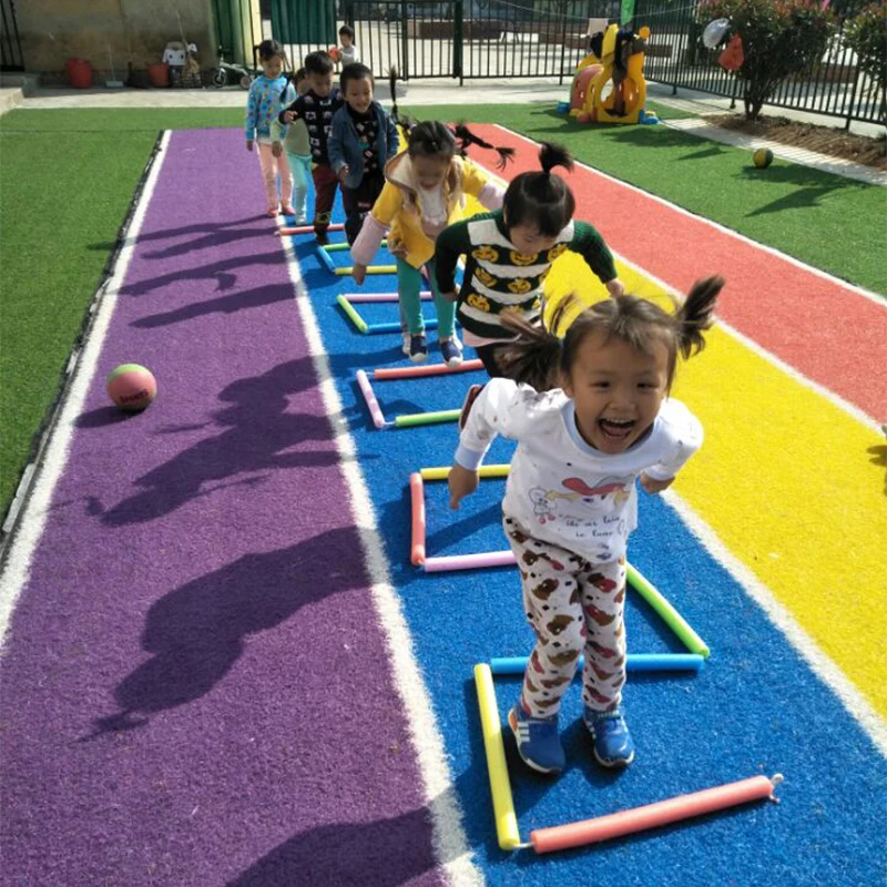 Детские крытые игры на открытом воздухе, игры из пены hopscocky Jumping Ladder, сенсорные игрушки, Kindergarden, детская игра для активного отдыха, набор из 21