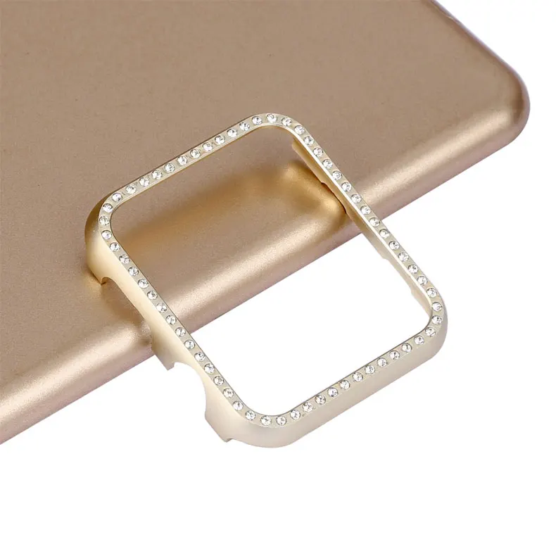 Чехол со стразами+ стекло для apple watch 5 4 3 apple watch band case 44 мм/40 мм iwatch band 42 мм/38 мм защитный чехол с кристаллами