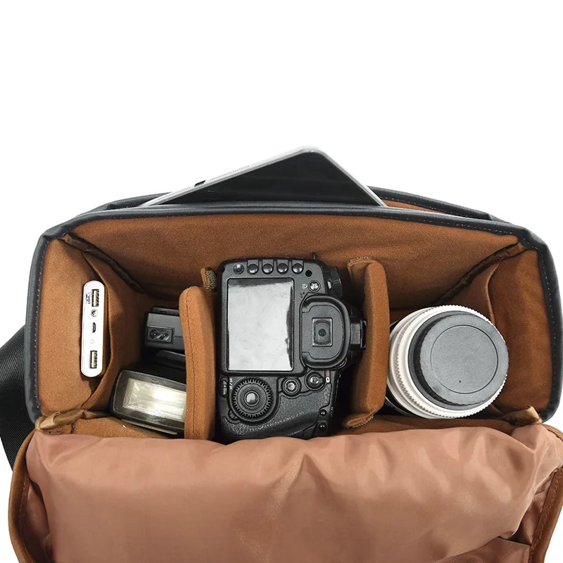 061018 new hot yesetn men lens camera bag male canvas digital shoulder | Багаж и сумки