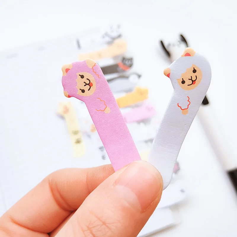 1 шт Kawaii Канцелярские блокноты для заметок, креативные милые животные, стикеры для заметок, школьные принадлежности, бумажные наклейки