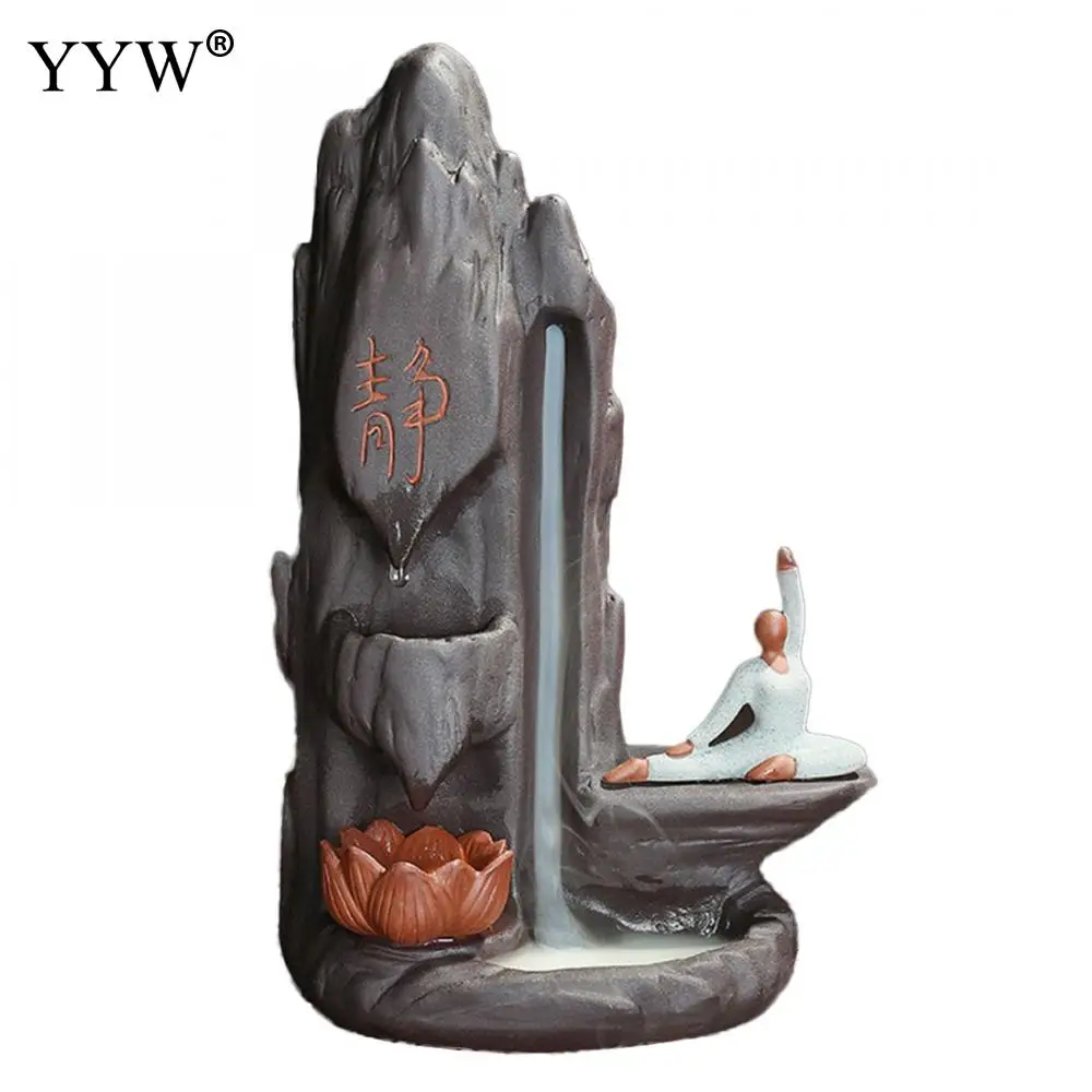 Ароматическая горелка Backflow ароматическая Водопад подставка курильница для йоги