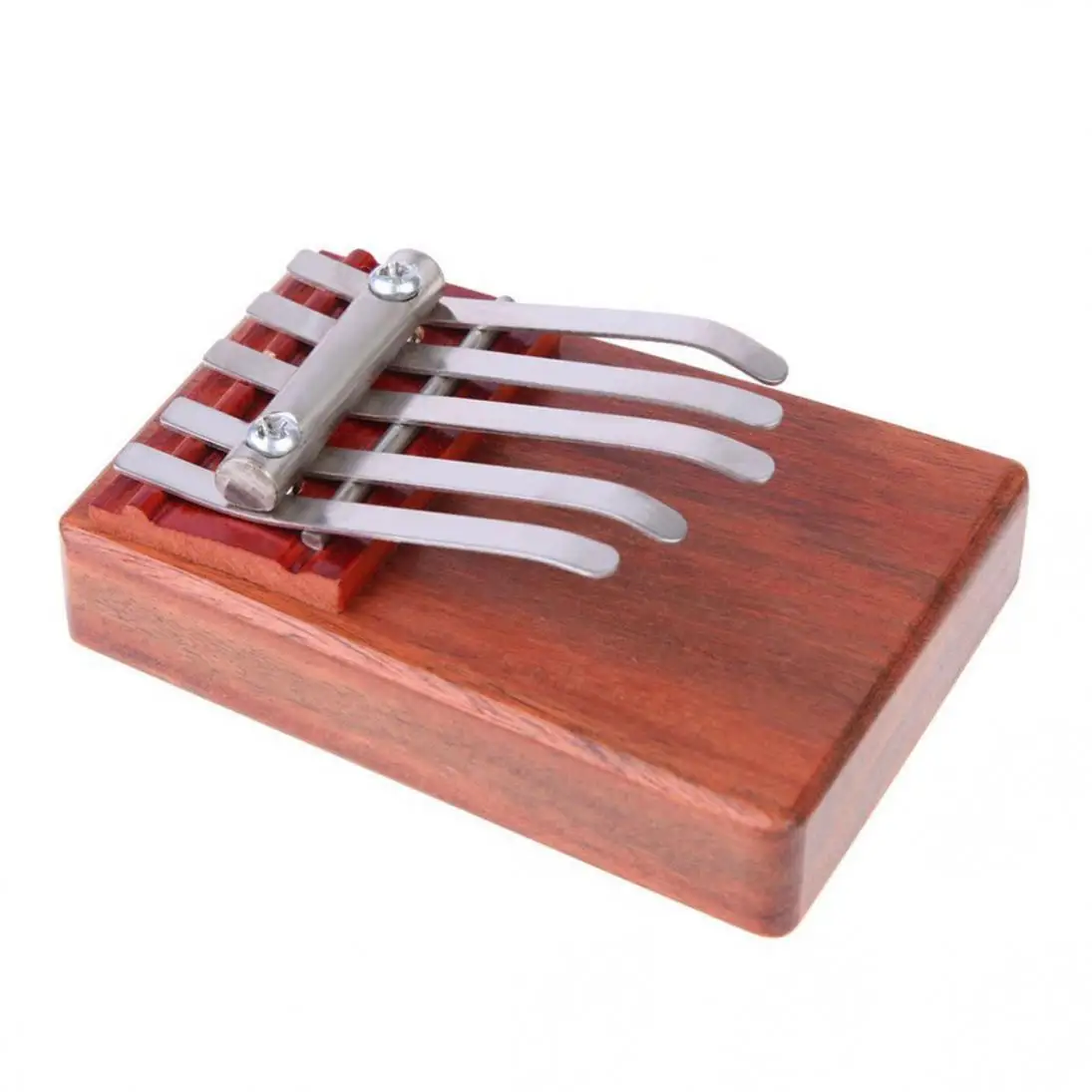 5 клавиш Kalimba Mbira Sanza музыкальное пианино на палец из розового дерева