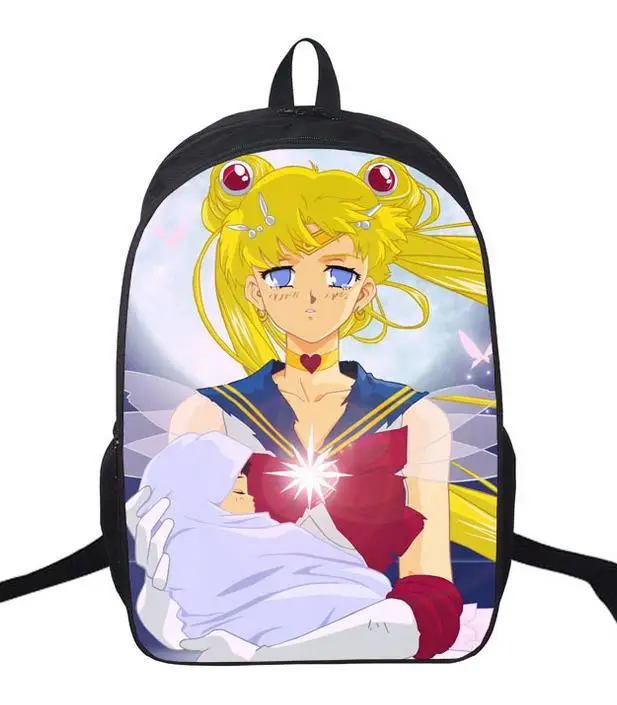 

16 Inch Anime Sailor Moon Backpack SailorMoon Backpack For Teenagers Girls Children School Bags Women School Backpacks Kids Bag
