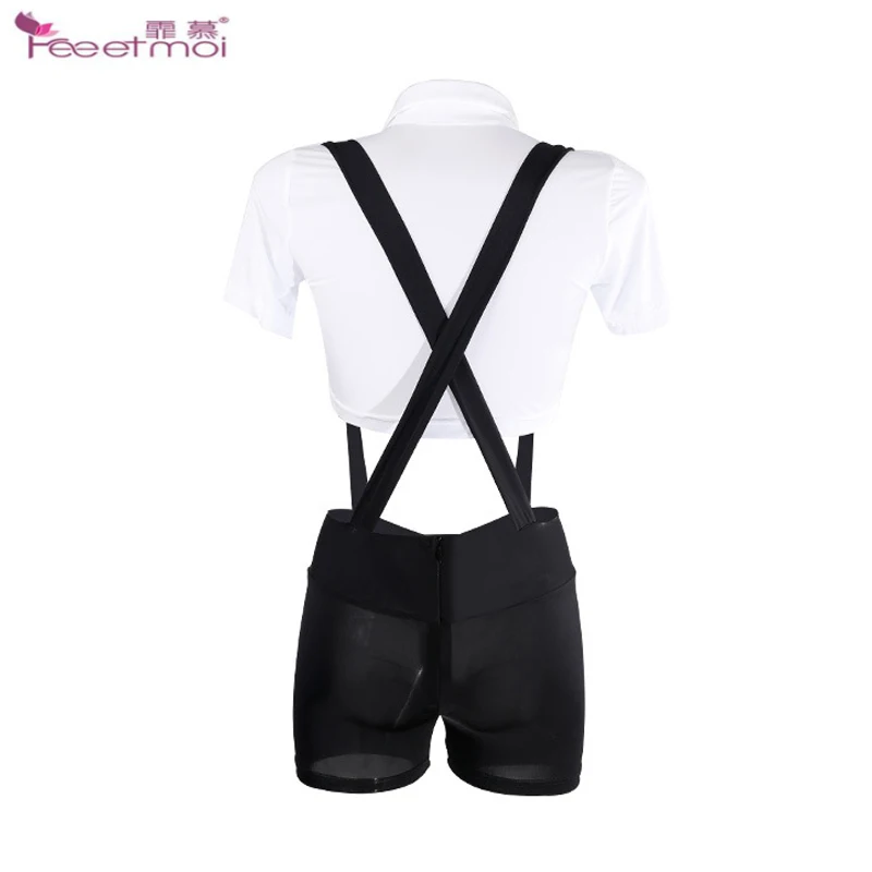 Открытый промежность косплей горячие сексуальные женщины крест ремень