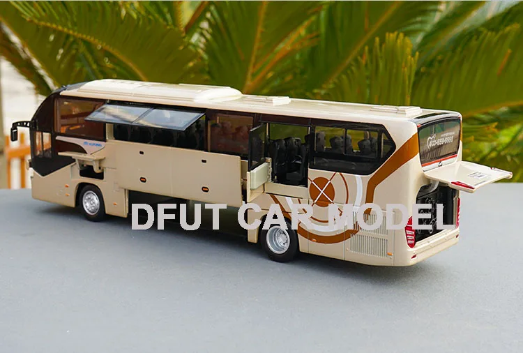 Игрушечный автомобиль из 1:43 сплава ZK6128HQB, модель автобуса, детские игрушечные машинки, оригинальные авторизованные Аутентичные детские игрушки