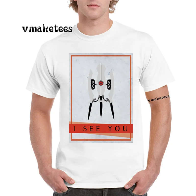 PORTAL Game Fashion T-shirt O-Neck Short Sleeve Summer Casual Unisex Funny Tshirt GMT4307 | Мужская одежда