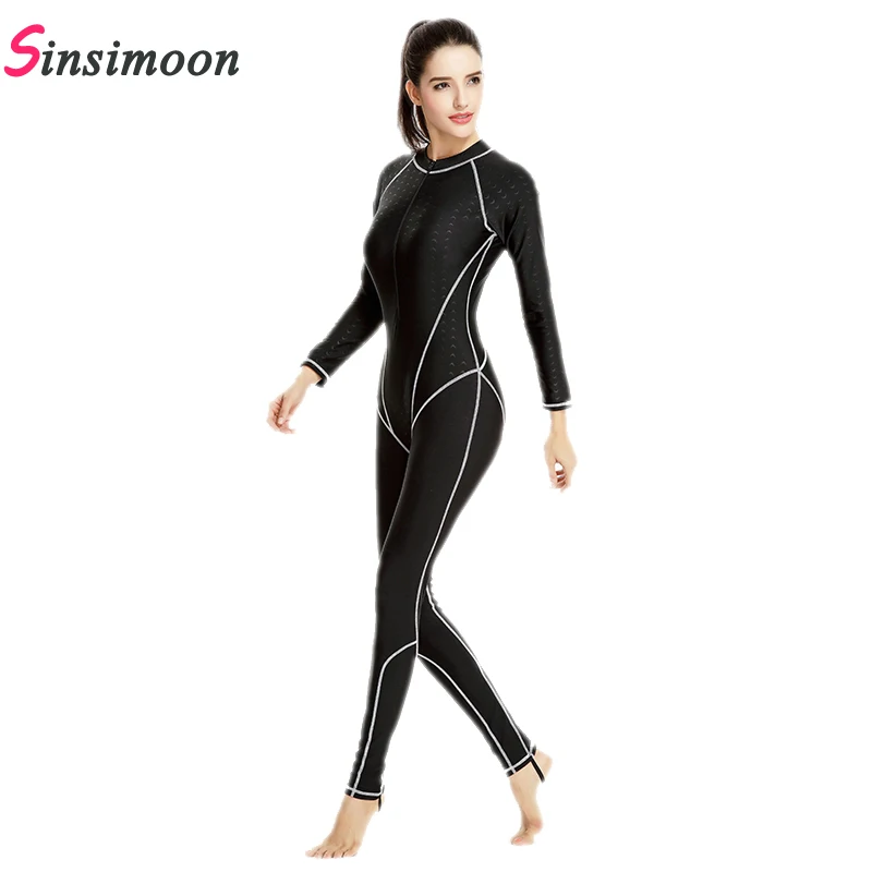 Женский купальник Sharkskin спортивный короткий гидрокостюм сухого типа|swimsuit long