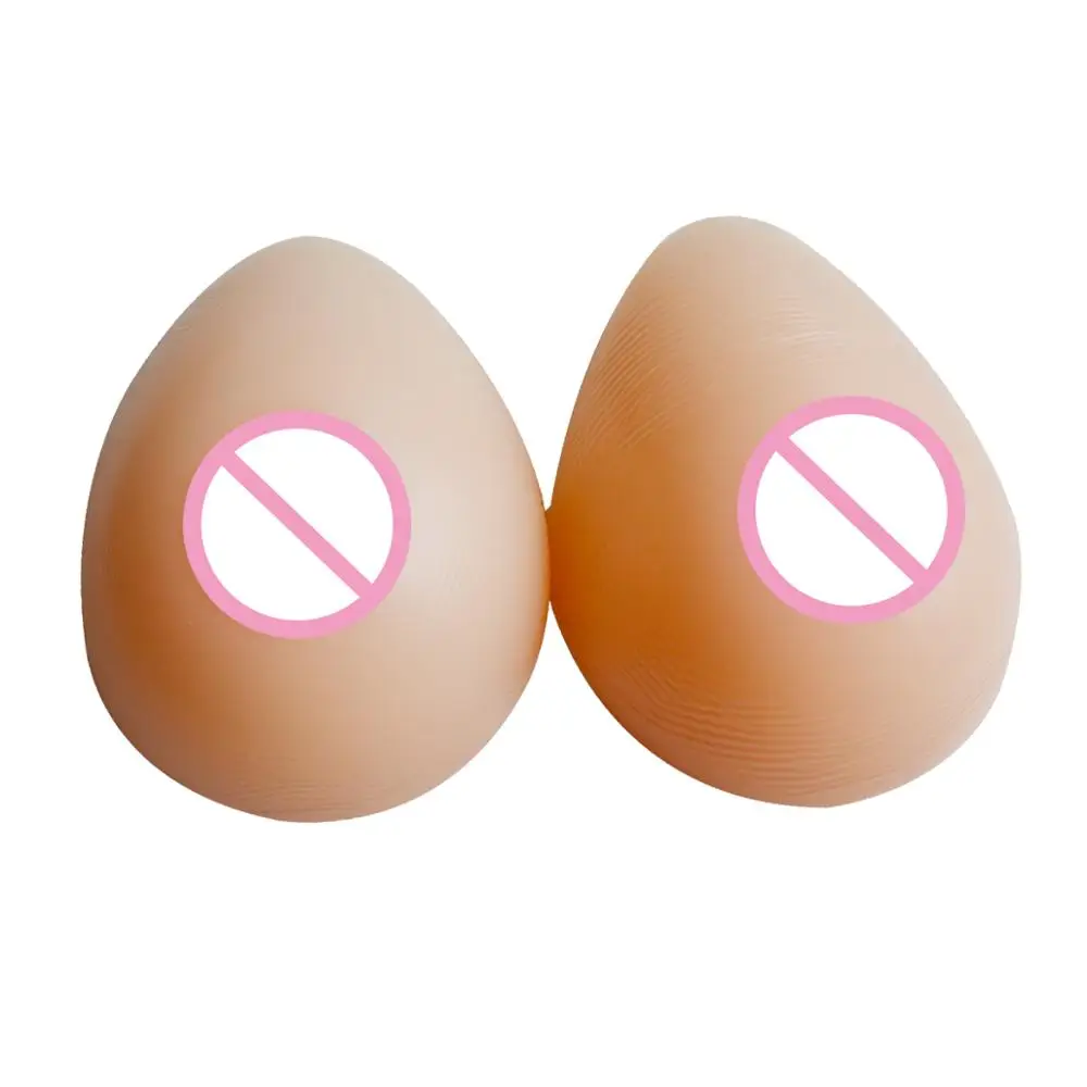 

1000g/Pair D Cup False Artificial Silicone Breast Forms Fake Breasts Water-shape For Postoperative Crossdresser Bust Enhancer