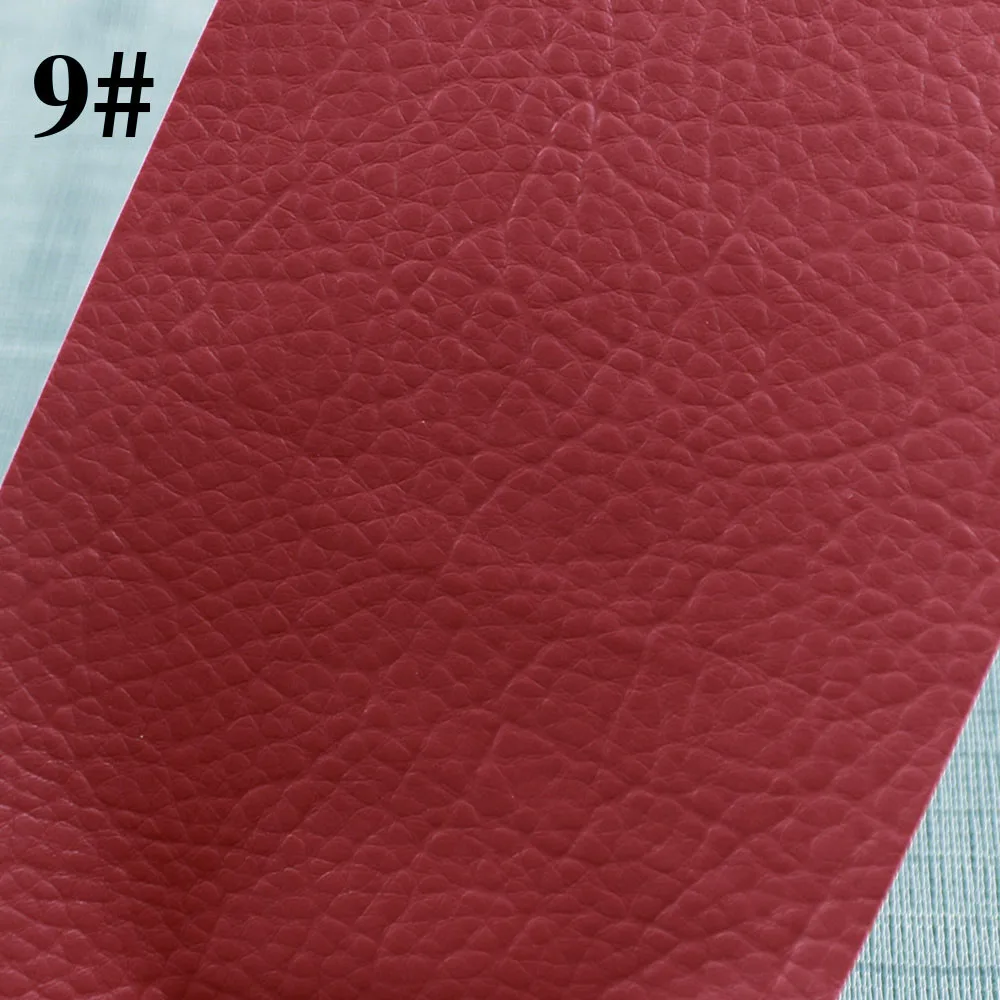 NO.9 red 1 шт. из ПУ фабричной кожи самоклеящаяся патчи кожа дивана с автомобильным сиденьем ремонт наклейки-заплатки Скрап тканевые нашивки 10x20 см - Цвет: NO.9 red