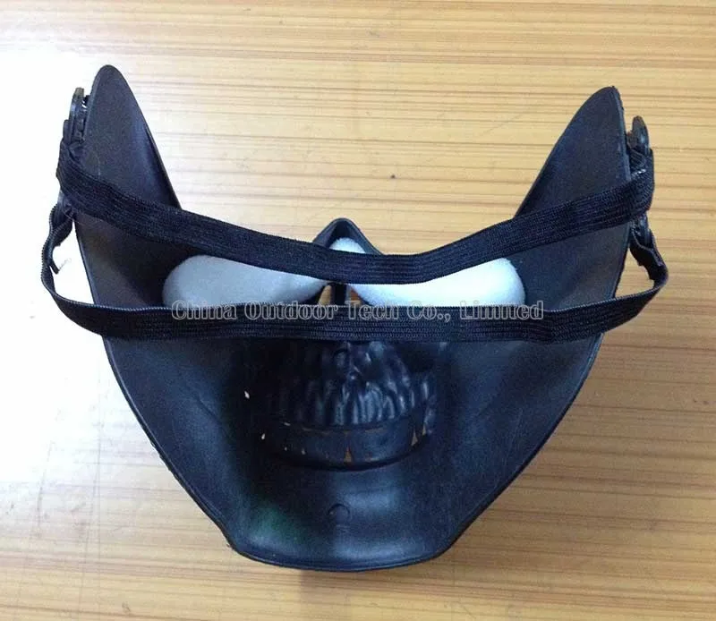 Тактические полумаски для лица Скелет страйкбол Охота Пейнтбол Вечеринка кино