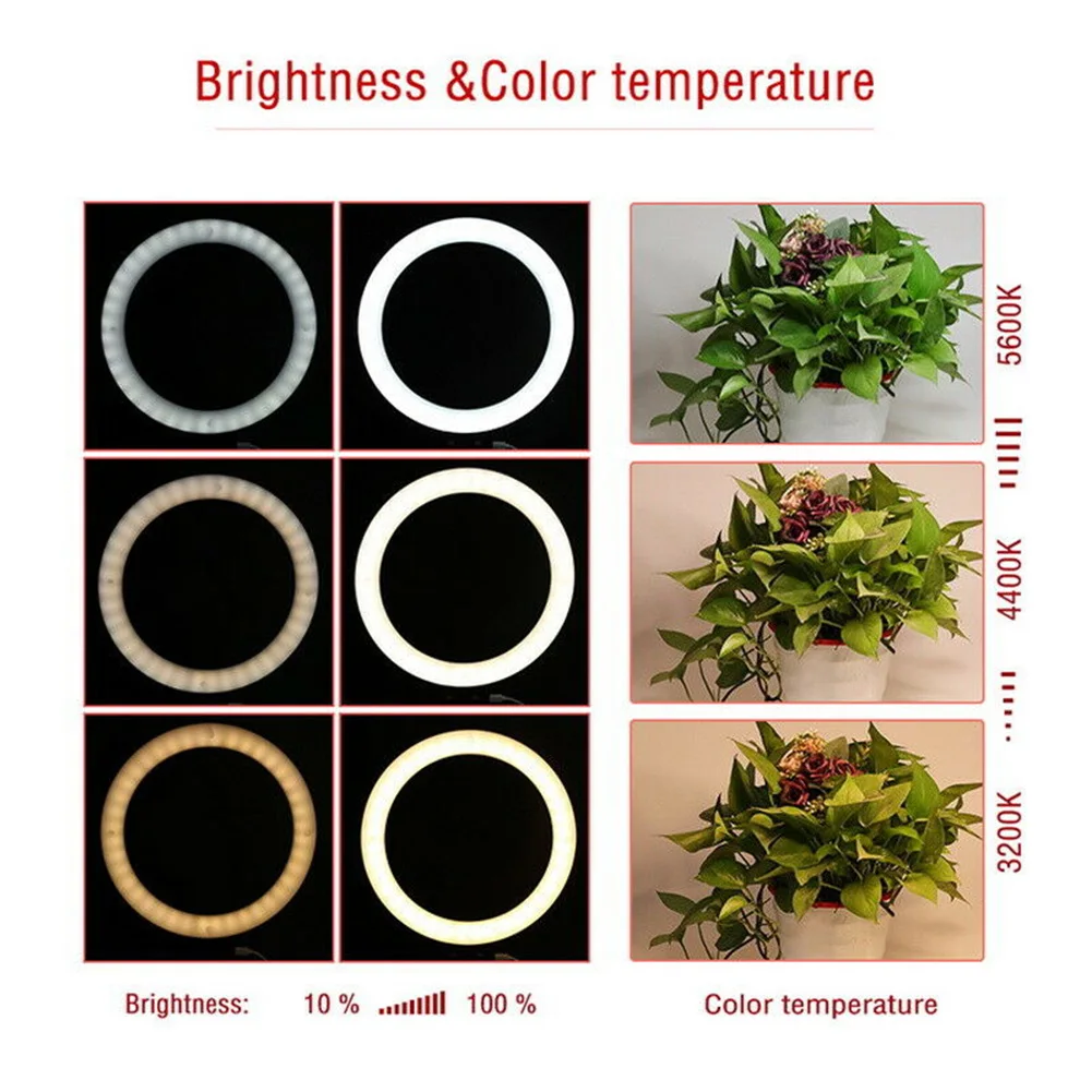 7 дюймов Led профессиональная фотостудия легко установить с штатив USB Powered