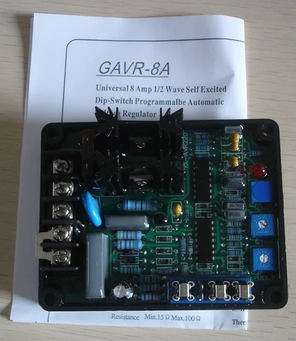 Универсальный регулятор напряжения 8A GAVR-8A AVR для генератора | Обустройство дома