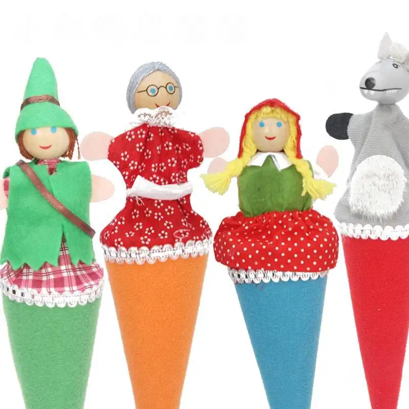 4 шт./лот кукольная кукла с красной шапочкой детские игрушки рождественский