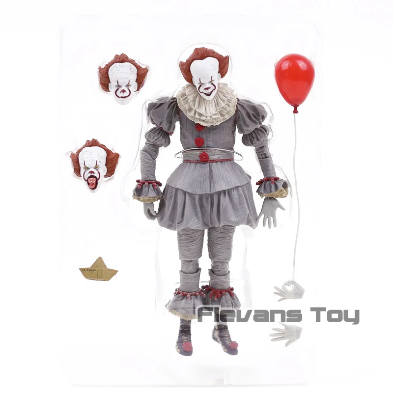 NECA Stephen King's It Pennywise Джокер, клоун BJD Joint Move Фигурки игрушки куклы для Хэллоуина подарок