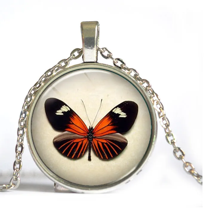 Женское винтажное ожерелье с подвеской-бабочкой | Украшения и аксессуары