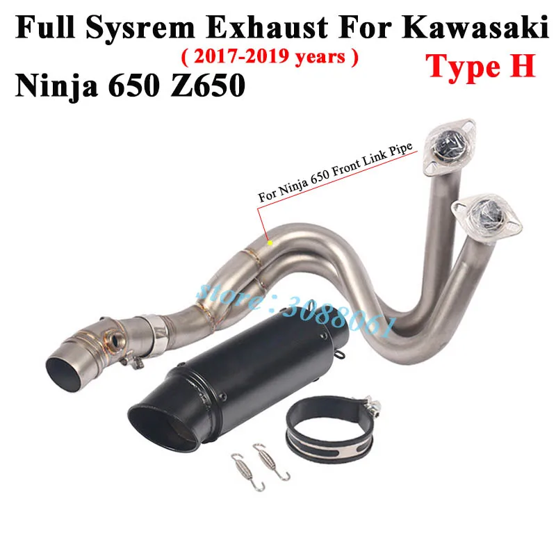 Выхлопной глушитель Yoshimura SC для Kawasaki Ninja 650 ER6N Z650 2017 18 2019|Выхлопные трубы и системы|