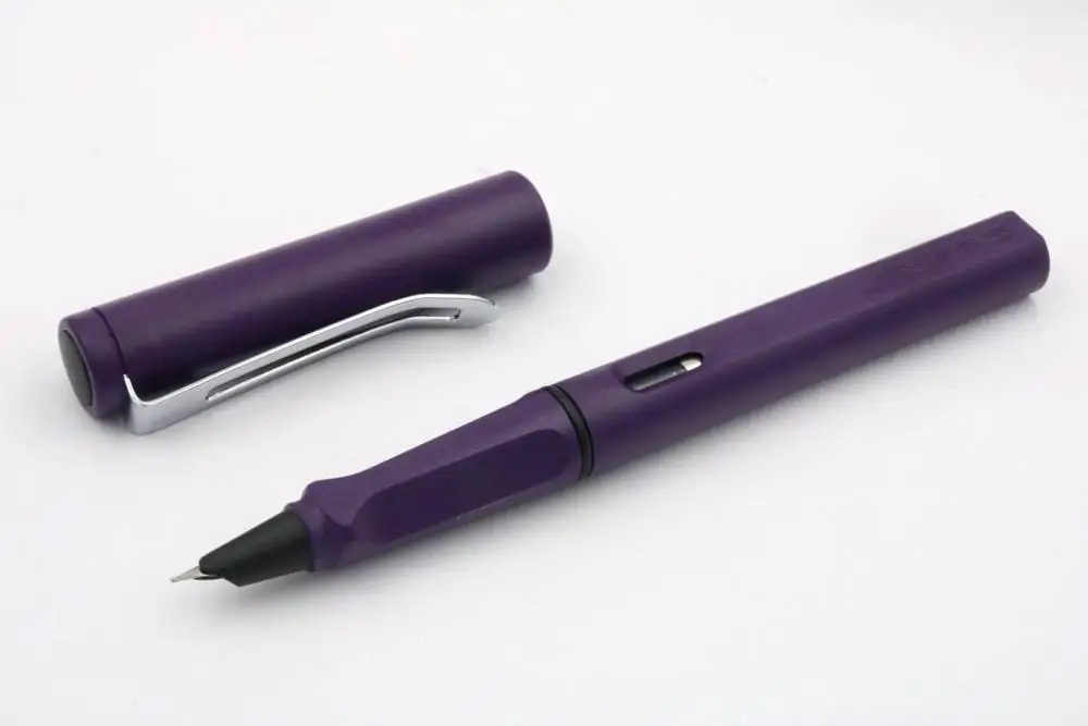 matte purple 0.38 Студенческая Ручка Классический Дизайн Мода jinhao матовый черный фиолетовый авторучка - Цвет: matte purple 0.38