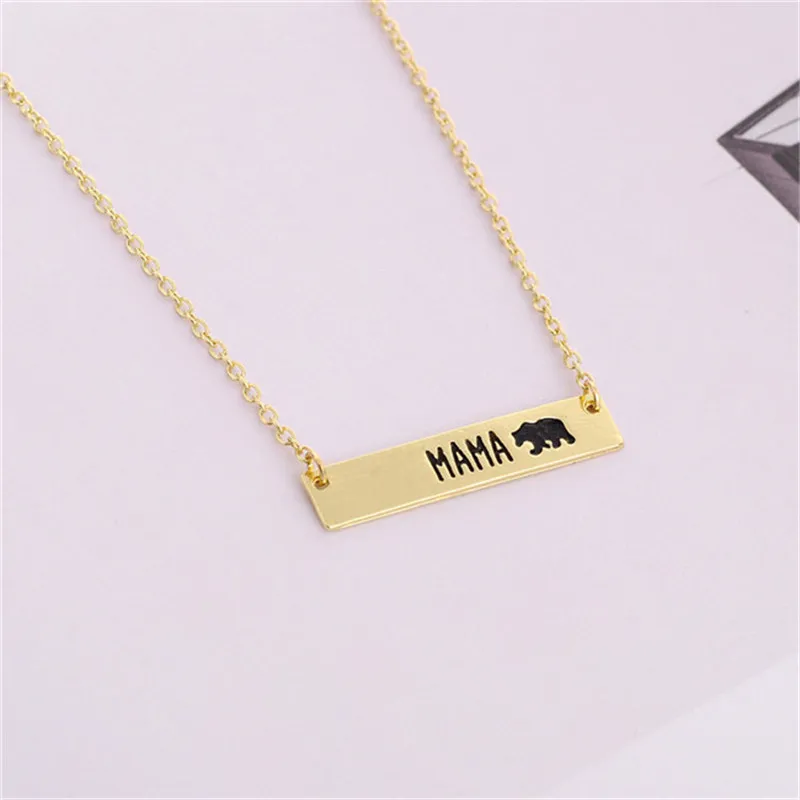 Женское Ожерелье-макси медведь мамы | Украшения и аксессуары