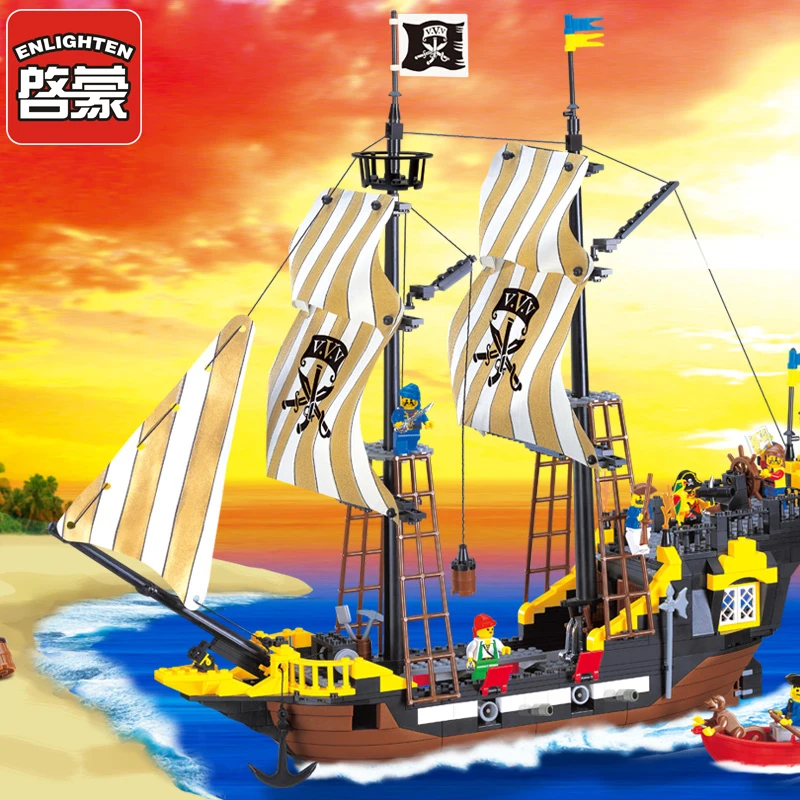 Enlighten модели Здание игрушка Совместимость с LEGO Лего Legos Конструктор E307 590 блок