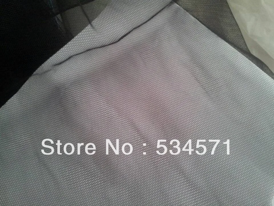 160 см ширина черная сетка тюль мягкая ткань для девочек пачка платье украшение