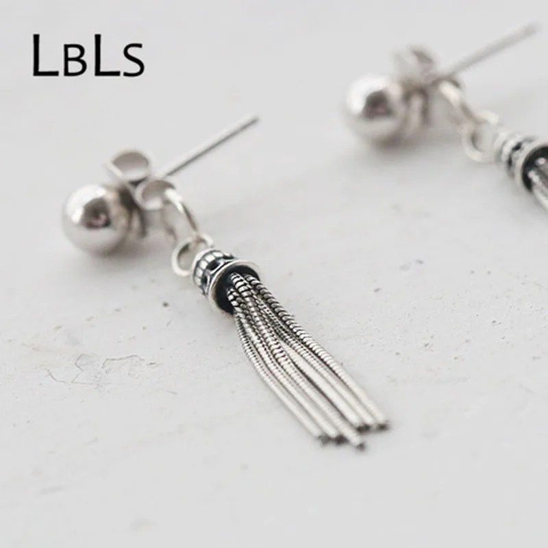 Висячие серьги из серебра 925 пробы в Корейском стиле|sterling silver dangle earrings|dangle drop