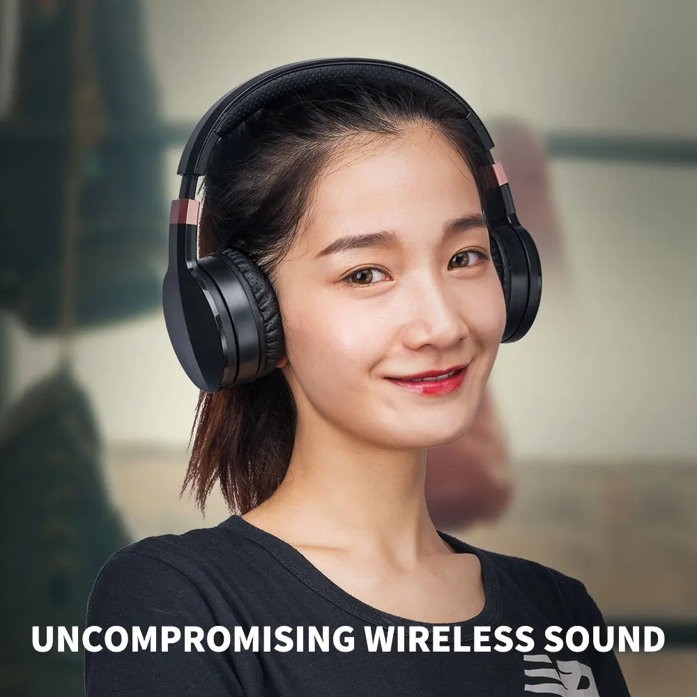 Беспроводная Bluetooth 5 0 стерео гарнитура наушники Складная с микрофоном Мягкая