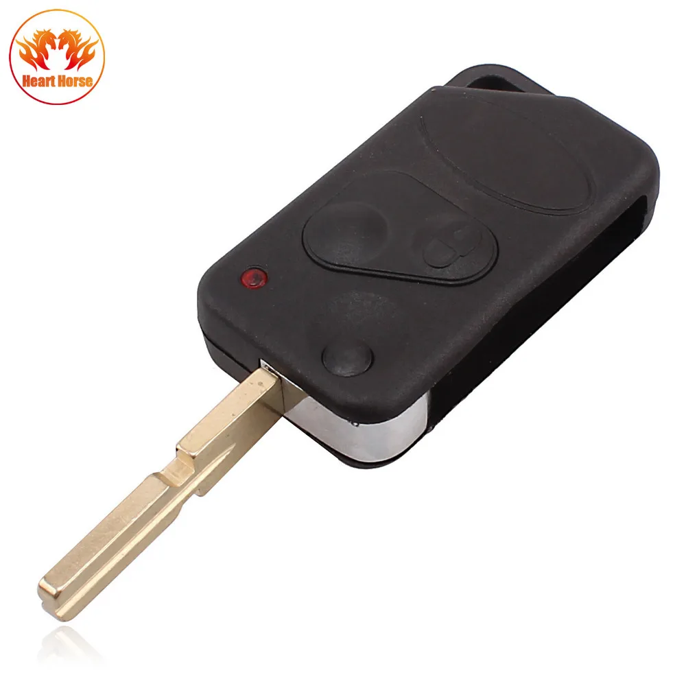 Новинка 2 кнопки дистанционный флип Складной автомобильный брелок чехол для 1995