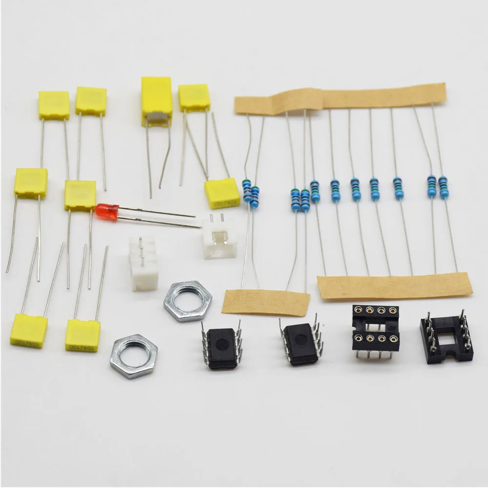 CNIKESIN DIY Kit Ne5532 лихорадка с фильтром нижних частот спереди Панель в уши гарнитура