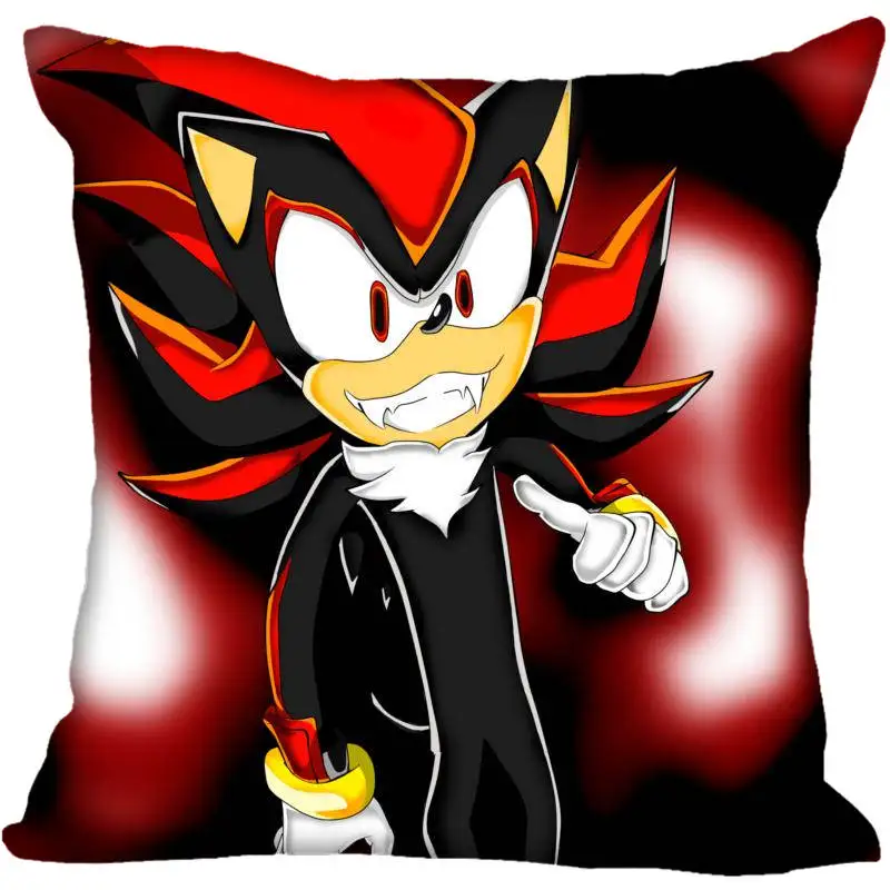 Квадратный чехол для подушки на заказ Sonic the Hedgehog, Наволочка на молнии, чехол 40x40,45x45 см(с одной стороны - Цвет: Pillowcase 10
