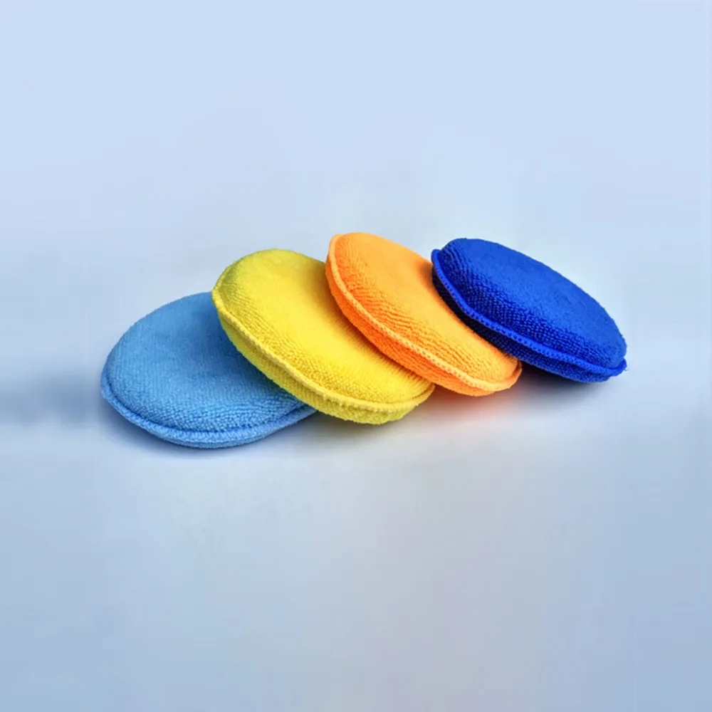 1 шт. Автомобильная полировки воском подушечка аппликатор микрофибра пена губка