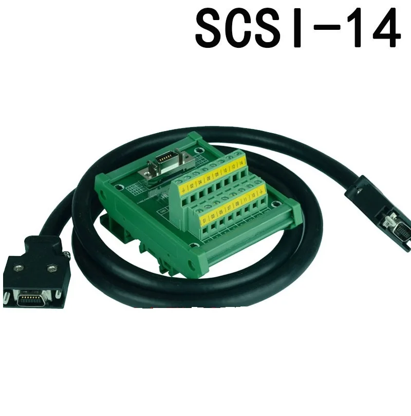 SCSI 14 SCSI14 CN1 Клеммная Колодка реле или 14P разрывной кабель для ПЛК серводвигателя