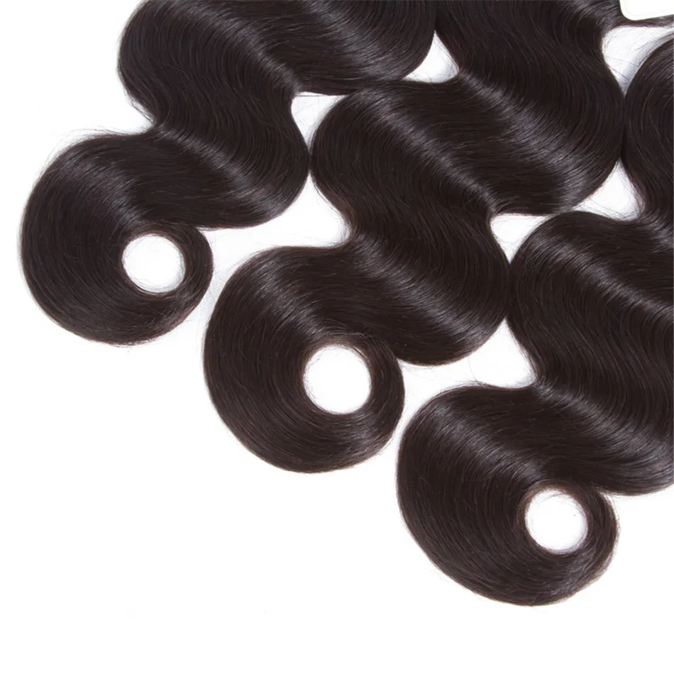 Перуанские волнистые волосы 3 пряди неповрежденные наращивание естественный